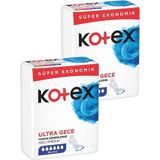 Kotex Ultra Hijyenik Ped Süper Ekonomik Gece 16'lı 2 Adet