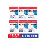 Kotex Ultra Quadro Süper Gece 16 Lı 6 Adet