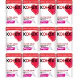 Kotex Ultra Uzun Hijyenik Ped 18 Adet x 12 Paket Gün Boyu Konfor ve Sızıntı Önleyici Teknoloji
