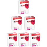 Kotex Ultra Uzun Hijyenik Ped 18 Adet x 6 Paket Nefes Alabilen Yüzey ile Rahatlık