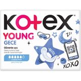 Kotex Young Ultra Gece Pedi 6'lı (8'li Paket)