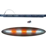 Koto Off Road Tepe Lambası Beyaz Sarı Çakarlı LED Bar 100 cm Kumandalı - Siyah - yok