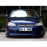 Koto Opel Corsa C Uyumlu Çupra Ön Tampon Lipi Cupra Lip 3 Parça Parlak Siyah