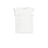 Koton 002 Kız Çocuk Basic Fırfırlı Kolsuz Ekru