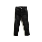 Koton 045 Erkek Çocuk Antrasit Düz Paça Straight Jean Kot Pantolon