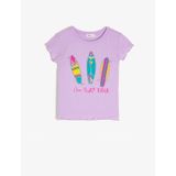 Koton 0YAL18586IK44G Baskılı Kadın T-Shirt