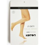 Koton 15 Den Parlak Külotlu Çorap - Ekru