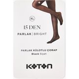 Koton 15 Den Parlak Külotlu Çorap - XL - Siyah