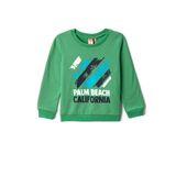 Koton 157 Erkek Bebek Baskı Detaylı Fıstık Yeşili Sweatshirt