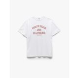 Koton 1YAL18103OK Sarı Baskılı Kadın T-shirt