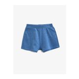 Koton 1YKG47260OK Unisex Çocuk Mavi Pamuklu Şort