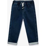 Koton 26YY59000376 Koyu Indigo Erkek Bebek Jean Pantolon 6SMB40007TD - 24 - 36 Ay