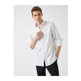Koton 2SAM60118HW Slim Fit Basic Erkek Gömlek