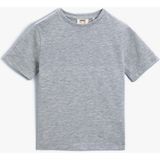 Koton 2SKB10132TK Bisiklet Yaka Normal Kalıp Düz Erkek Çocuk T-Shirt