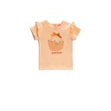 Koton 2SMG10137AK Somon İşlemeli Kız Bebek T-shirt