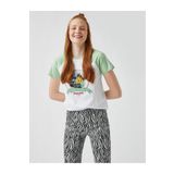 Koton 2yal18023ık Kırık Beyaz Kadın T-shirt