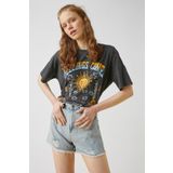 Koton 2yal18050ık Antrasit Kadın T-shirt