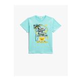 Koton 2YKB16111OK Bisiklet Yaka Normal Kalıp Baskılı Erkek Çocuk T-Shirt