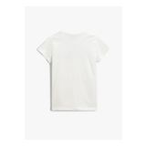 Koton 2YKG17170OK Ekru Kız Çocuk T-Shirt