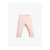 Koton 2YKG47860OK Nane Yeşili Kız Çocuk Cut Out Detaylı Basic Tayt