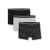 Koton 2YLM91350MK Siyah Desenli 3'lü Erkek Boxer Seti