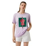 Koton 360 Figür Baskılı Modal Karışımlı Lila M Kadın T-Shirt