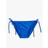 Koton 3SAK00049BM 602 Mavi Elastan Swimwear Kadın Bikini Alt