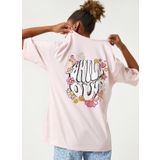 Koton 3SAL10034IK Pembe Kadın T-Shirt