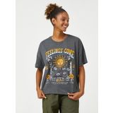 Koton 3SAL10084IK Antrasit Kadın T-Shirt