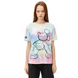Koton 3SAL10145IK6D1 Mavi Kadın T-Shirt