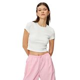 Koton 3SAL10270IK010 Ekru Kadın T-Shirt