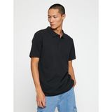 Koton 3SAM10001MK Yeşil 824 Pamuk Jersey Polo Yaka Erkek T-Shirt
