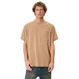 Koton 3SAM10183HK057 Bej Erkek T-Shirt