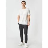 Koton 3SAM10281HK Ekru Erkek T-Shirt