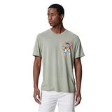 Koton 3SAM10362HK Nane Yeşili Erkek T-shirt