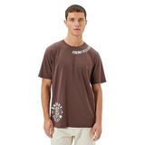 Koton 3SAM10815HK Kahverengi Erkek T-shirt