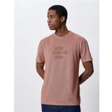 Koton 3SAM10996HK KM1 Kiremit Erkek O Yaka Kısa Kollu T-Shirt