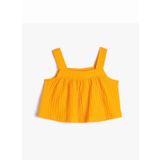 Koton 3SKG10085AK Düz Turuncu Kız Çocuk T-Shirt