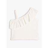 Koton 3SKG10140AK Beyaz Kız Çocuk T-Shirt
