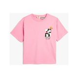 Koton 3SKG10489AK Pembe Kız Çocuk T-shirt