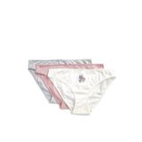 Koton 3SLK30022MK Pembe Desenli Brief Baskılı 3'lü Kadın Külot