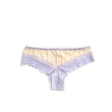 Koton 3SLK30038MK Lila Dantelli Ekose Brazilian Külot