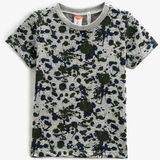 Koton 3SMB10165TK05V Haki Erkek Çocuk T-Shirt