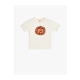 Koton 3SMB10280TK Aslan Baskılı Erkek Bebek Bisiklet Yaka T-shirt