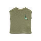 Koton 3SMB30001TK894 Haki Erkek Çocuk T-Shirt
