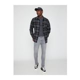 Koton 3WAM40118ND Michael Jean Skinny Fit Gri Erkek Kot Pantolon