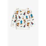 Koton 3WMB10002TK Pamuklu Baskılı Erkek Bebek Sweatshirt