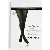 Koton 40 Den Korseli Külotlu Çorap - Siyah
