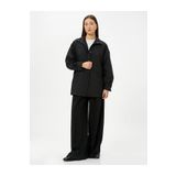Koton 4SAK50024UW 999 Siyah Elastan Blazer Kadın Ceket