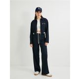 Koton 4SAK50095PW 707 Lacivert Kadın Bomber Ceket